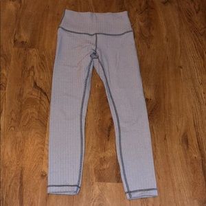 Gray Lululemon 7/8 Wunder Under Leggings